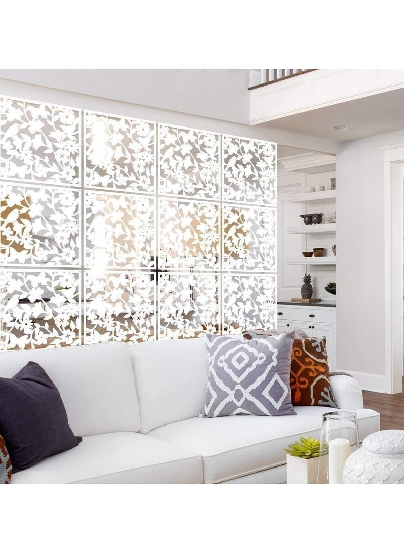 WALALLA 24 Pcs Hanging Room Divider, PVC Panels Screen, Room Divider, Home Decora Board for Decorating Living Room, Dining Room, Sitting Room, Office, Restaurant Decoration - Image 5